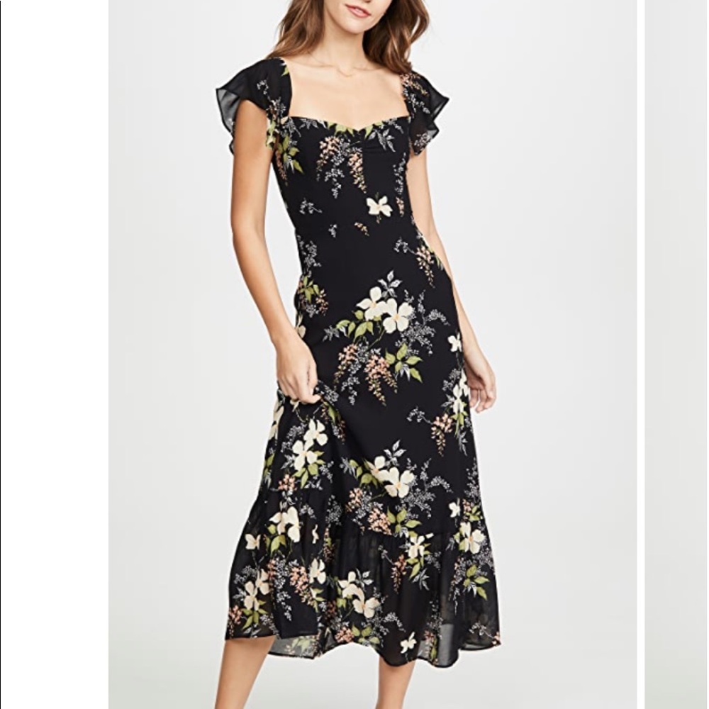 Reformation Butterfly Dress Isabella, Size 0